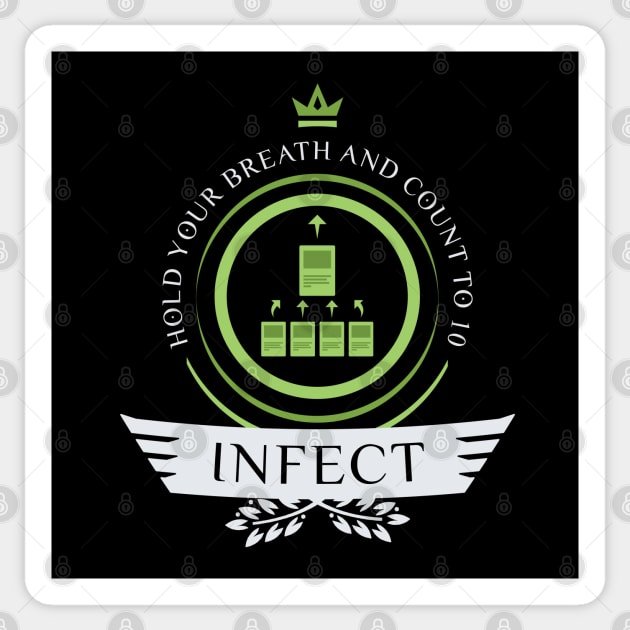 Magic the Gathering - Infect Life Sticker by epicupgrades